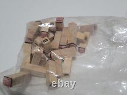 Vtg Handmade Painted Wooden Model Sailboat Craft Hobby Parts Lot 10 Boat Hulls