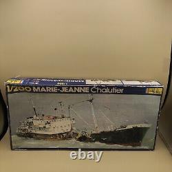 Vtg Heller Model 1/200 Marie-Jeanne Chalutier #604 Parts Still SealedSee Pics