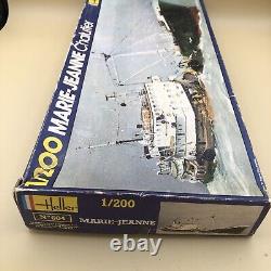 Vtg Heller Model 1/200 Marie-Jeanne Chalutier #604 Parts Still SealedSee Pics