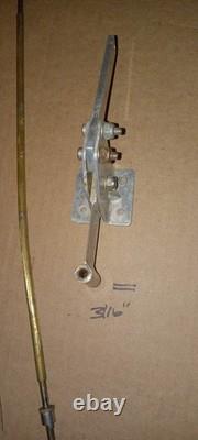 Vtg High Quality AEROMARINE RCBOAT RUDDER AND FLEXSHAFT STRUT PARTS. PRANTHER