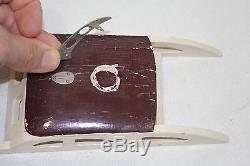 Vtg Ito Speed Boat Battery Operated Wood 60's Japan 16 Long For Parts/Repair