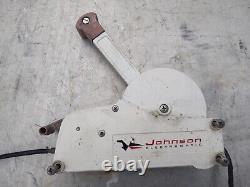 Vtg Johnson Electramatic Boat Outboard Motor Remote Control With Ignition & Parts