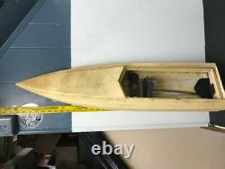 Vtg Kyosho Boat Model Plastic Kit Motor Parts Float Ships Jetstream gp1 Japan