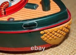 Vtg Neptune Tug Boat 1950s Battery Tin Japan Modern Toys Display/Parts/Repair #
