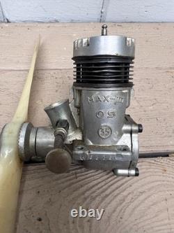 Vtg Os Max 3 35 Model Airplane Engine Motor Boat Parts Rc
