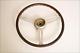 Vtg Wood Steering Wheel Carved Weathered Rat Rod Car Truck Antique Automobile