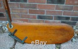 Vtg Wood Brass Sunfish Sailboat Class Legal Rudder/Tiller Assembly all Original