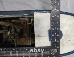 Vtg Wooden RC Boat Handmade Wood Kit Water Cooled Ueda 15 Glow Motor Yacht Parts
