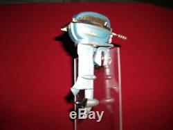 Vtg toy boat outboard motor Evinrude, Big twin, parts antique old toy meritime