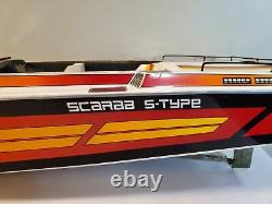 Wellcraft Scarab S-Type Power Boat VINTAGE Dumas boat For Parts Or Repair