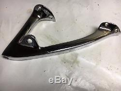 Windshield Bracket Vintage Classic Antique Boat Chrome Plated Brass Stb. Side