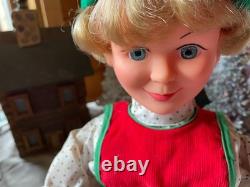 Working Vintage Animated National Rennoc Elf Building A Boat