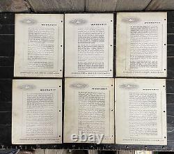 X6 Vintage 1958 Johnson Outboard Motors Boat Engine Parts Catalog Lot Waukegan