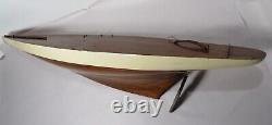 Yacht Model 34 Wooden Sailboat Built Boat part /for parts