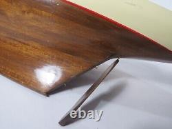 Yacht Model 34 Wooden Sailboat Built Boat part /for parts