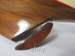 Yacht Model 34 Wooden Sailboat Built Boat part /for parts