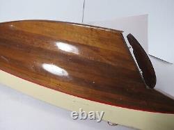 Yacht Model 34 Wooden Sailboat Built Boat part /for parts