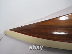 Yacht Model 34 Wooden Sailboat Built Boat part /for parts