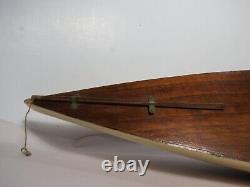 Yacht Model 34 Wooden Sailboat Built Boat part /for parts